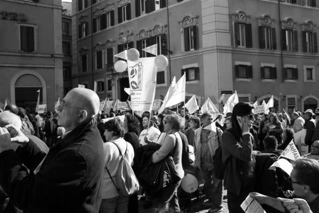 Manifestazione di associazioni di disabili