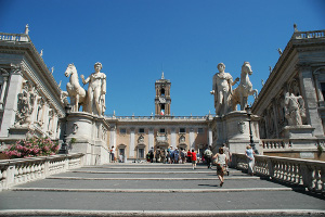 Il Campidoglio, sede del Comune di Roma