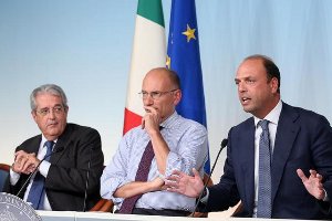 Saccomanni, Letta e Alfano