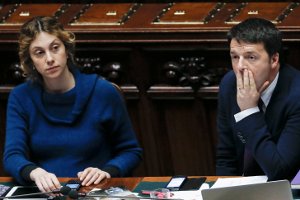 Maria Anna Madia e Matteo Renzi