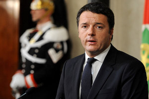 Il Presidente del Consiglio Matteo Renzi