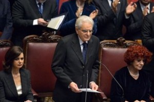 Il Presidente della Repubblica Sergio Mattarella