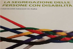 copertina libro "la segregazione delle persone con disabilità"